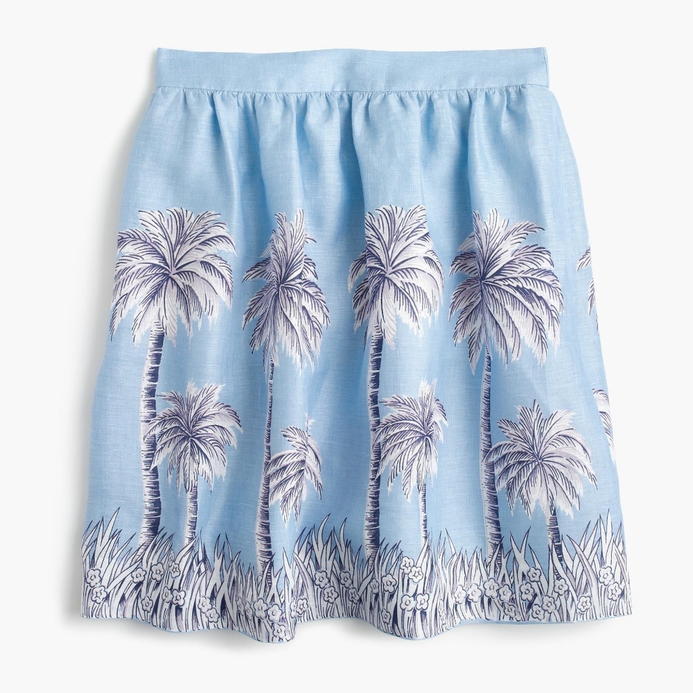 LIKE NEW J Crew Palm Skirt